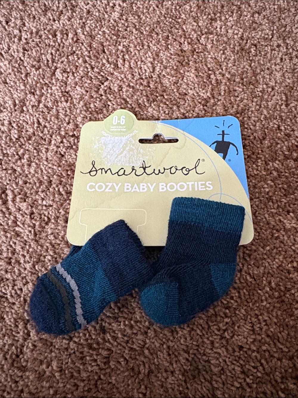 NWT Smartwool Baby Booties Set 0-6 months